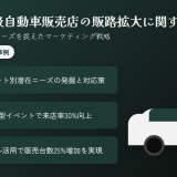 高級自動車販売店の販路拡大に関する事例