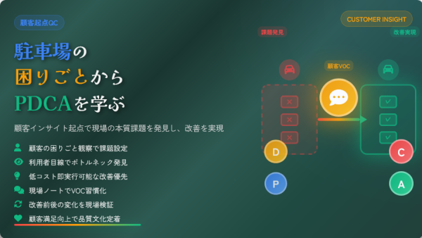 駐車場顧客インサイトで学ぶPDCA手法