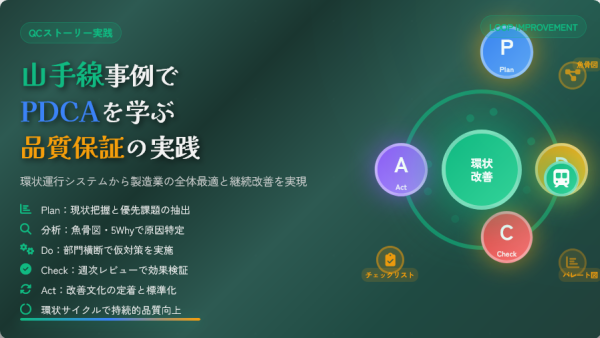 山手線運行事例で学ぶPDCA実践法